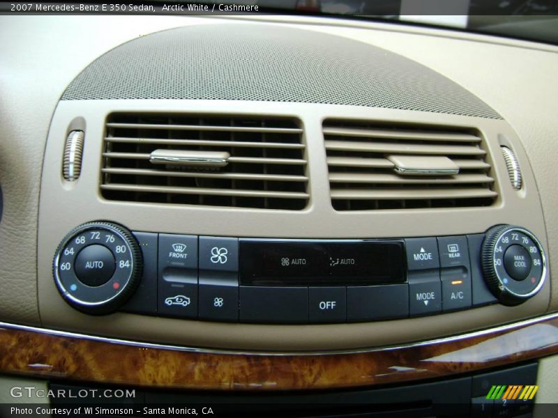 Arctic White / Cashmere 2007 Mercedes-Benz E 350 Sedan