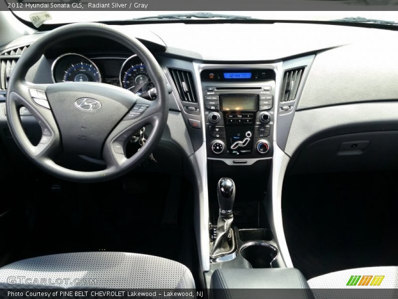 Radiant Silver / Gray 2012 Hyundai Sonata GLS