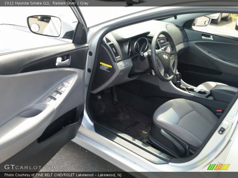 Radiant Silver / Gray 2012 Hyundai Sonata GLS
