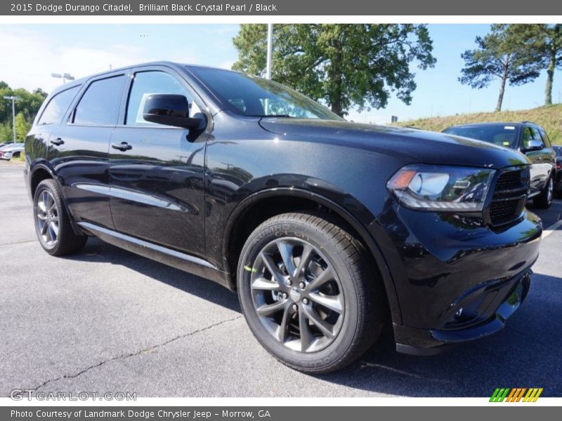 Brilliant Black Crystal Pearl / Black 2015 Dodge Durango Citadel