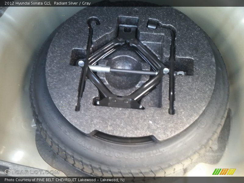 Radiant Silver / Gray 2012 Hyundai Sonata GLS