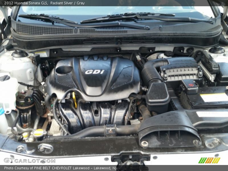 Radiant Silver / Gray 2012 Hyundai Sonata GLS