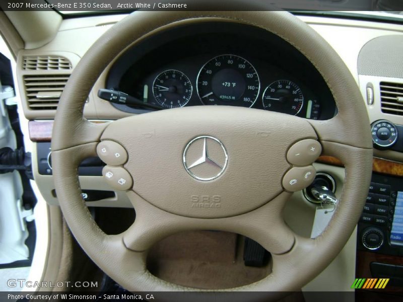 Arctic White / Cashmere 2007 Mercedes-Benz E 350 Sedan
