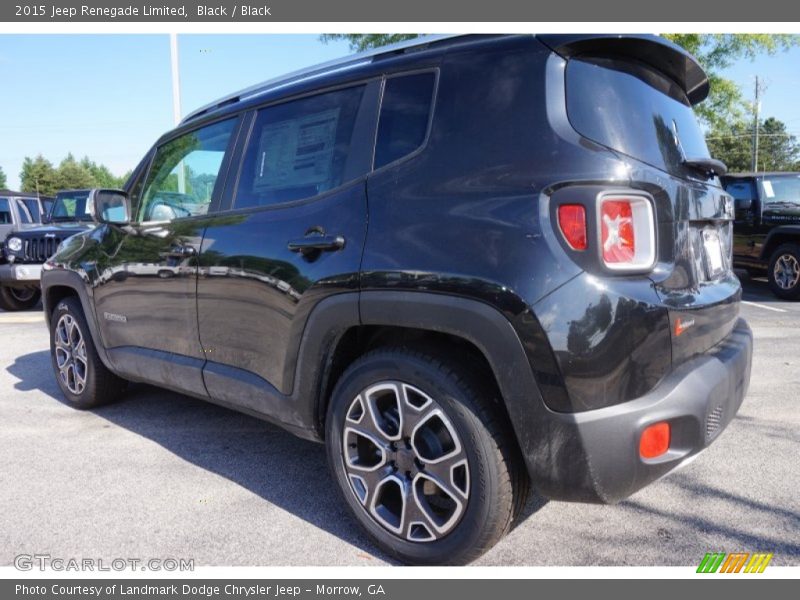 Black / Black 2015 Jeep Renegade Limited