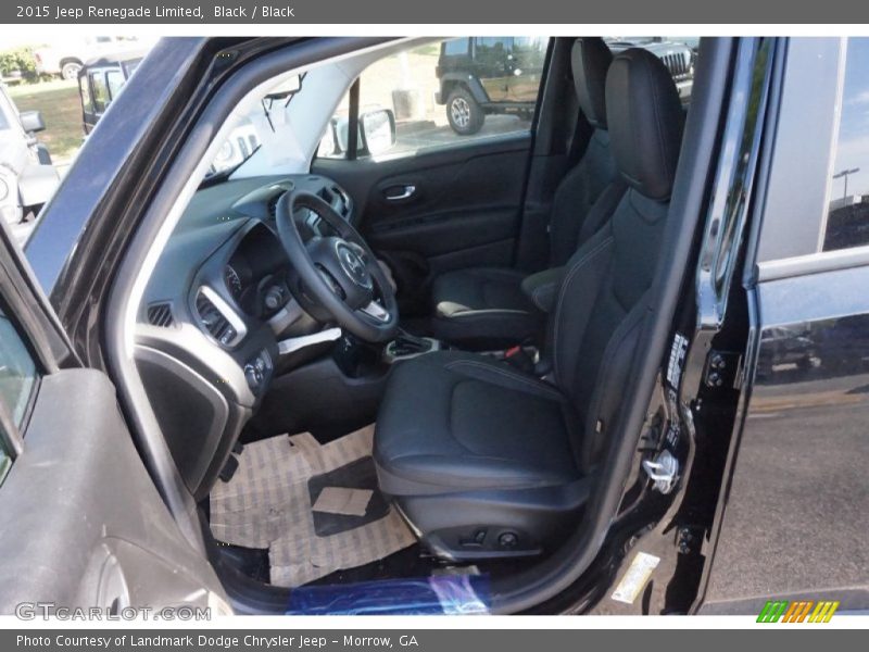 Black / Black 2015 Jeep Renegade Limited