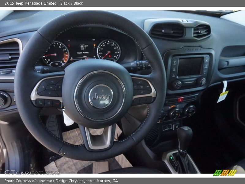 Black / Black 2015 Jeep Renegade Limited
