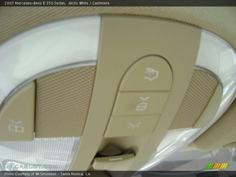 Arctic White / Cashmere 2007 Mercedes-Benz E 350 Sedan
