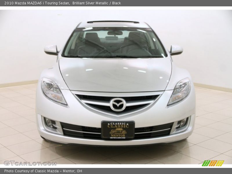 Brilliant Silver Metallic / Black 2010 Mazda MAZDA6 i Touring Sedan