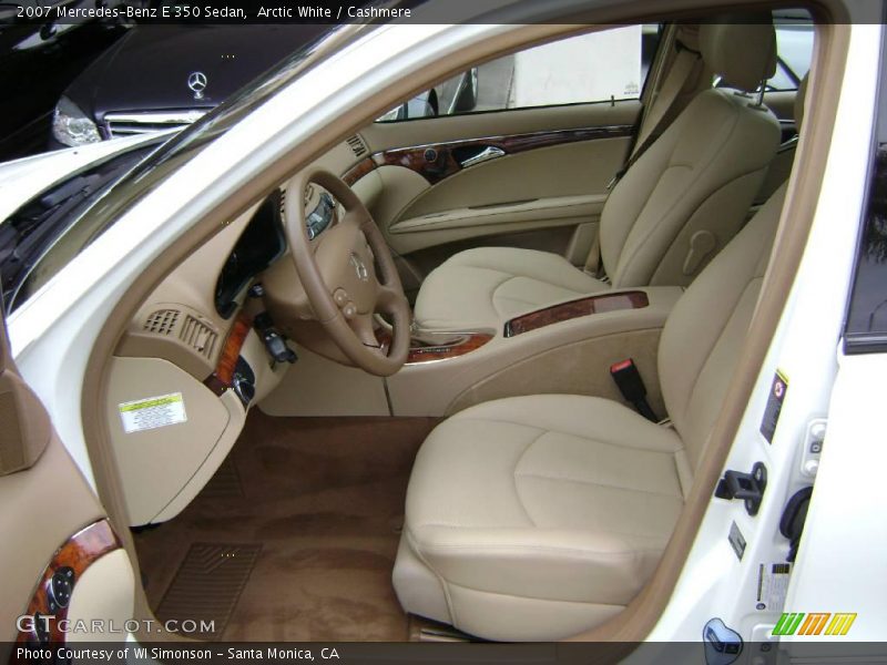 Arctic White / Cashmere 2007 Mercedes-Benz E 350 Sedan