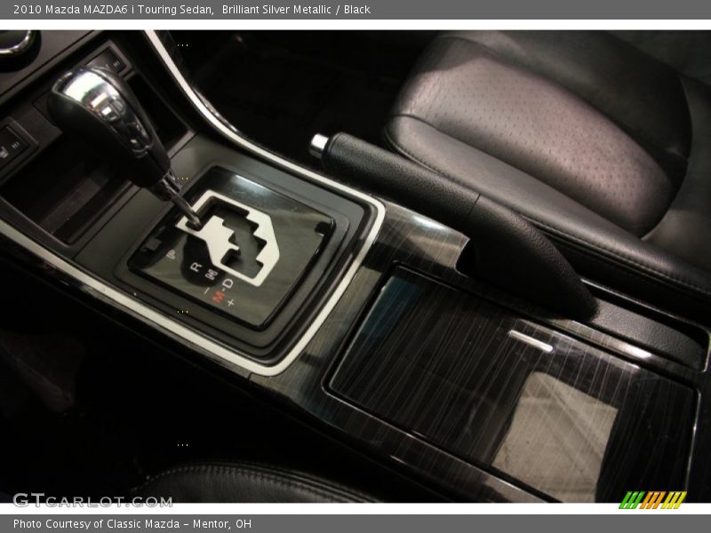 Brilliant Silver Metallic / Black 2010 Mazda MAZDA6 i Touring Sedan