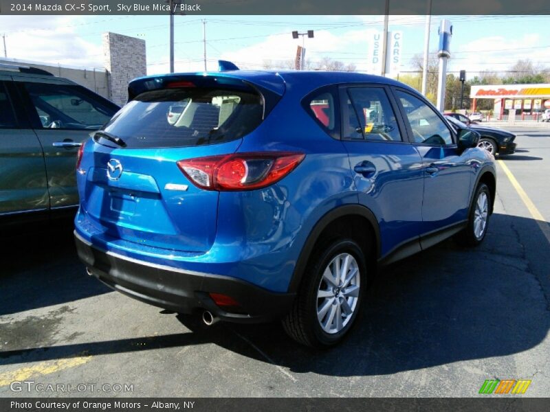 Sky Blue Mica / Black 2014 Mazda CX-5 Sport
