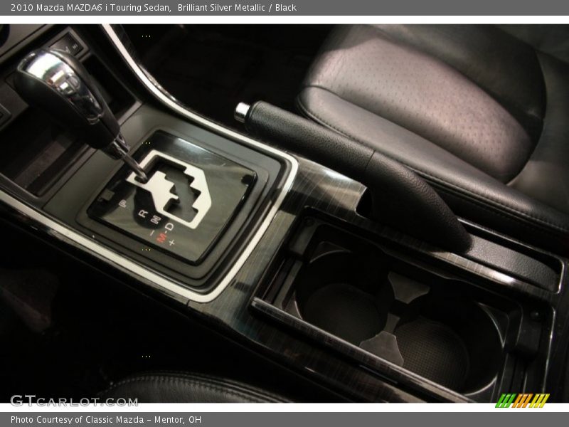Brilliant Silver Metallic / Black 2010 Mazda MAZDA6 i Touring Sedan
