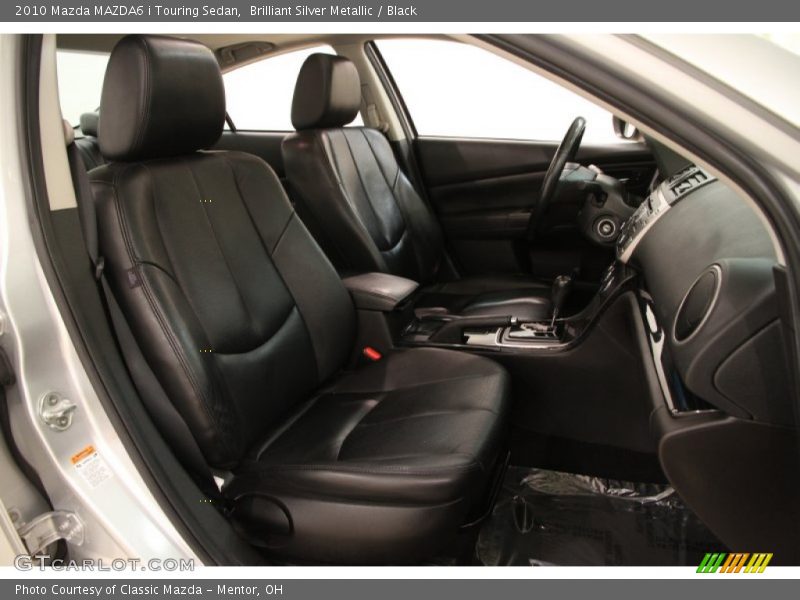 Brilliant Silver Metallic / Black 2010 Mazda MAZDA6 i Touring Sedan