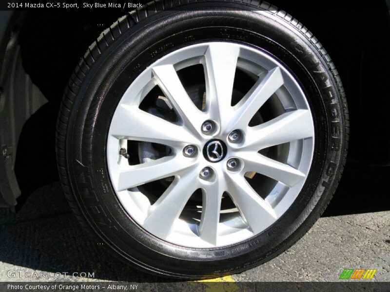 Sky Blue Mica / Black 2014 Mazda CX-5 Sport