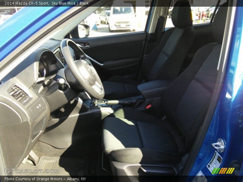 Sky Blue Mica / Black 2014 Mazda CX-5 Sport