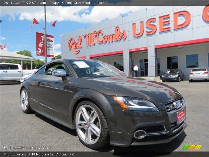 Oolong Gray Metallic / Black 2014 Audi TT S 2.0T quattro Coupe