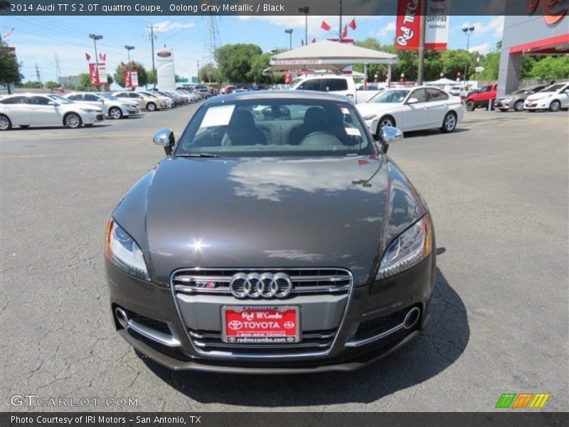 Oolong Gray Metallic / Black 2014 Audi TT S 2.0T quattro Coupe