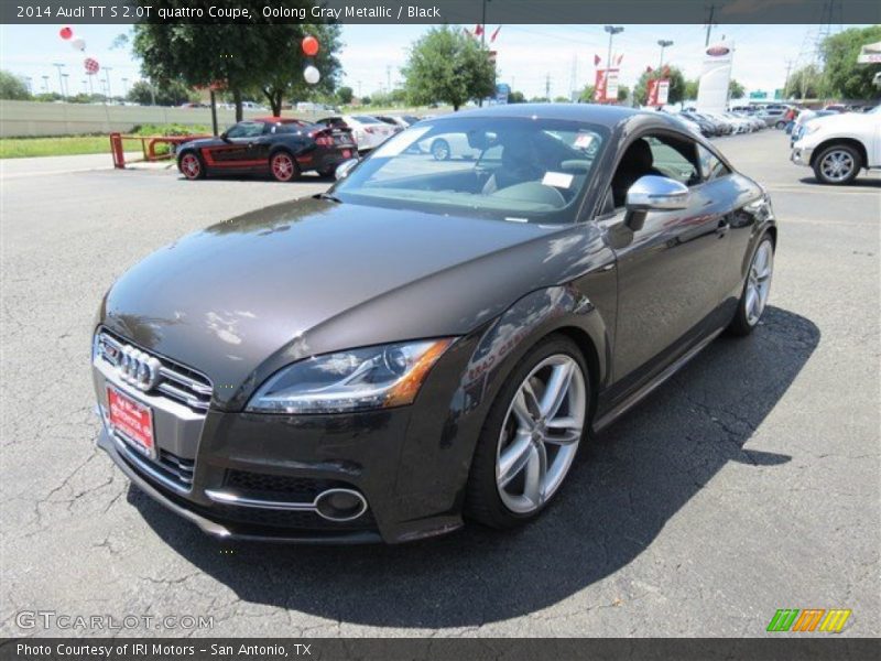 Oolong Gray Metallic / Black 2014 Audi TT S 2.0T quattro Coupe