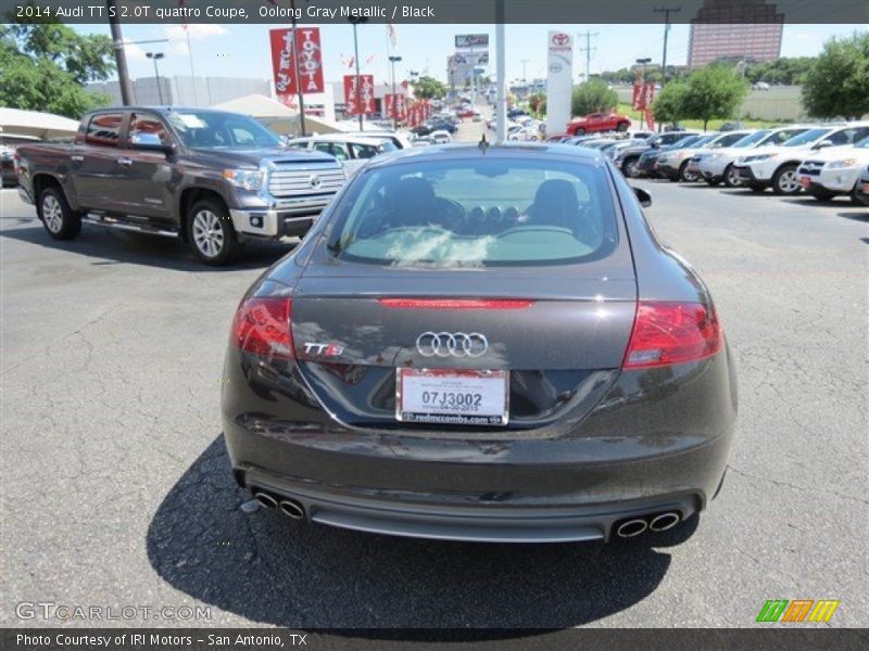 Oolong Gray Metallic / Black 2014 Audi TT S 2.0T quattro Coupe