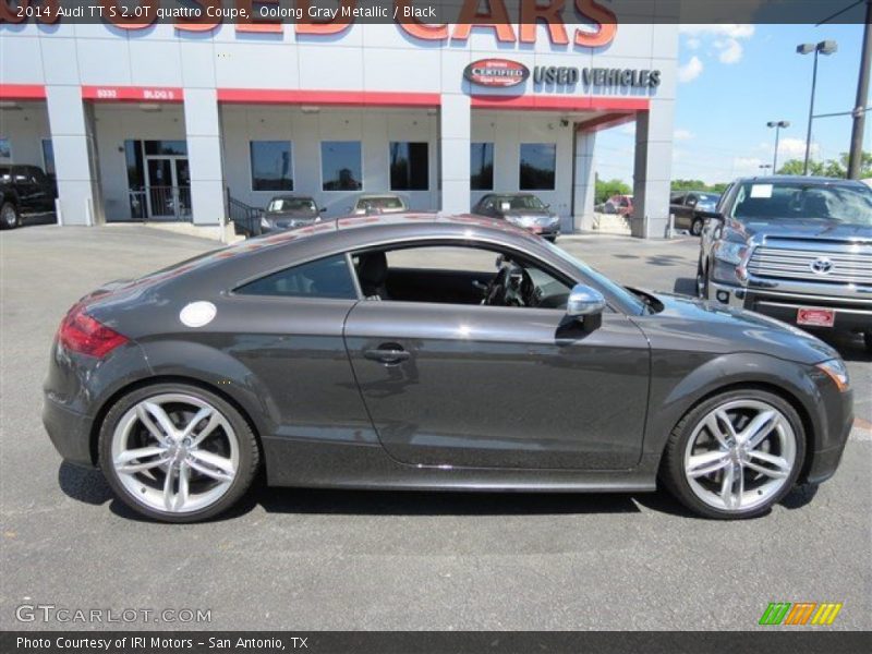 Oolong Gray Metallic / Black 2014 Audi TT S 2.0T quattro Coupe