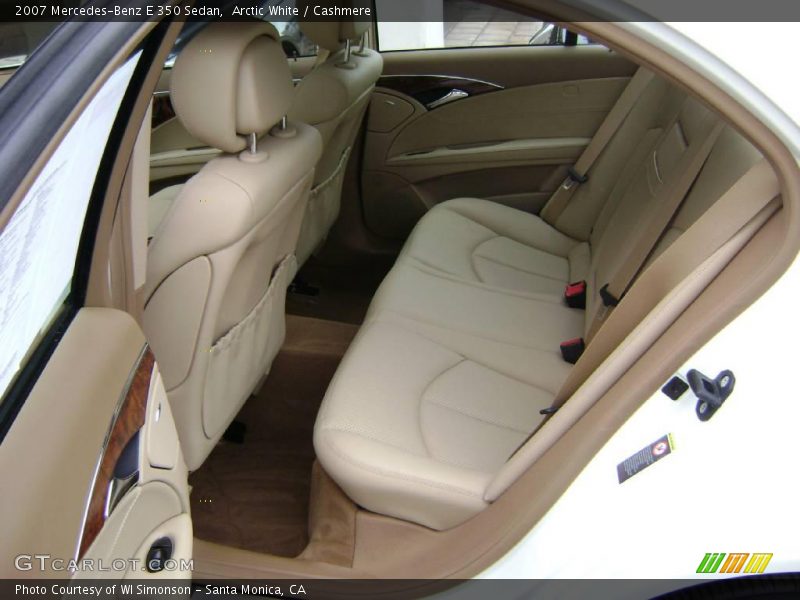 Arctic White / Cashmere 2007 Mercedes-Benz E 350 Sedan
