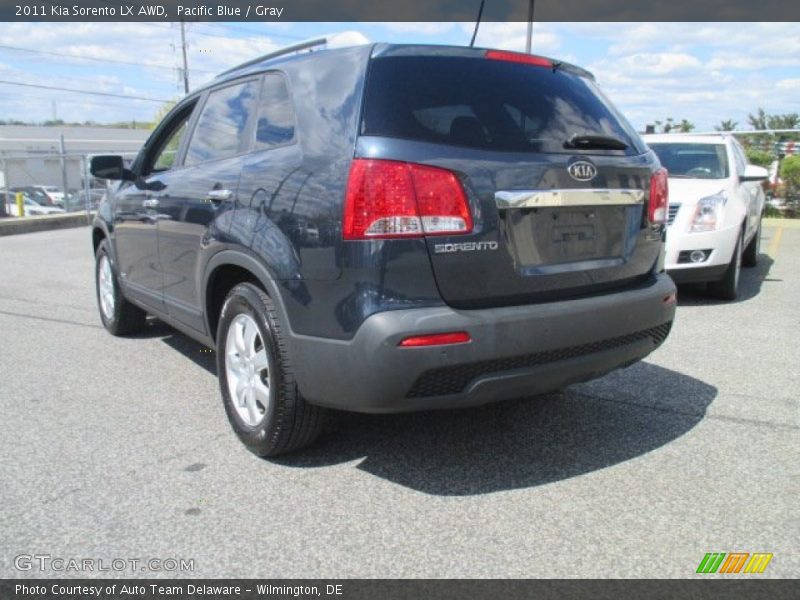 Pacific Blue / Gray 2011 Kia Sorento LX AWD