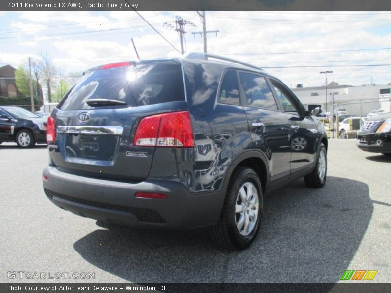 Pacific Blue / Gray 2011 Kia Sorento LX AWD