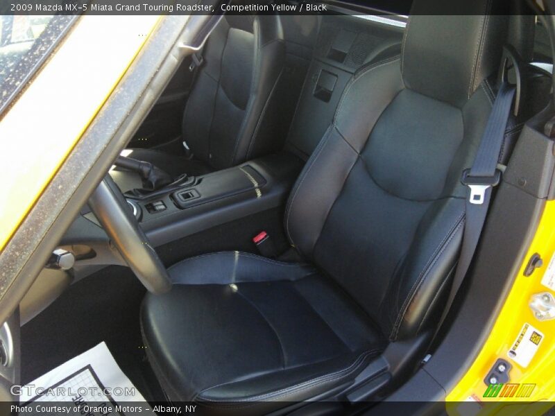 Competition Yellow / Black 2009 Mazda MX-5 Miata Grand Touring Roadster