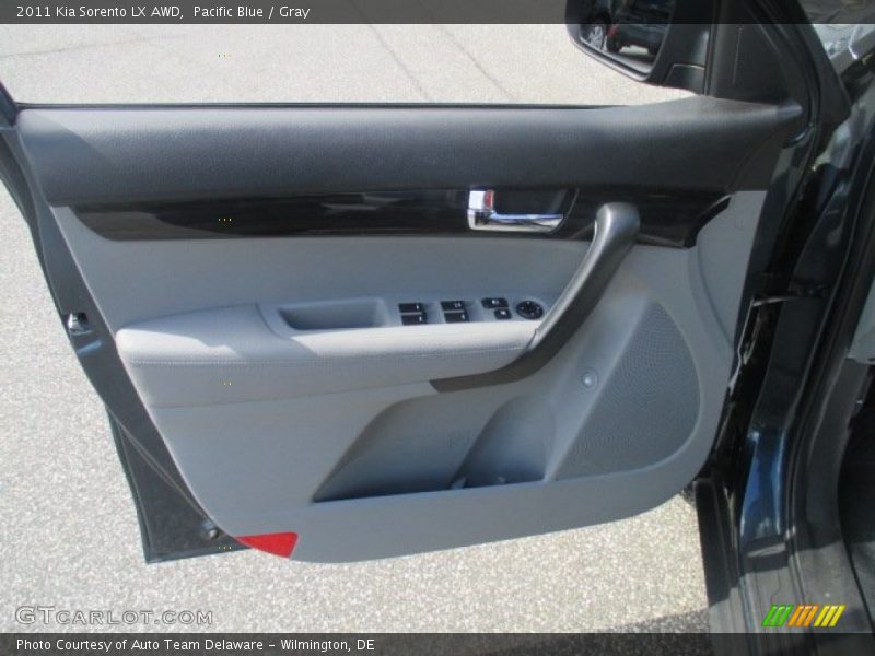 Pacific Blue / Gray 2011 Kia Sorento LX AWD