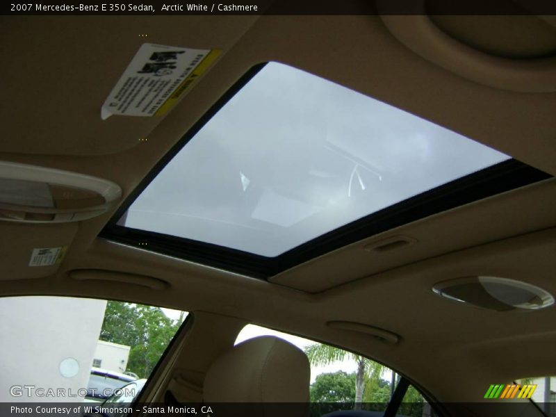 Arctic White / Cashmere 2007 Mercedes-Benz E 350 Sedan