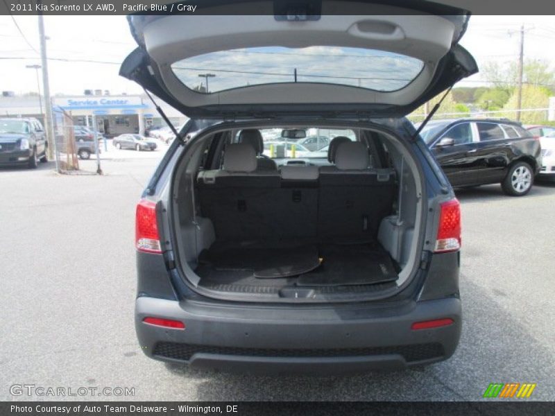 Pacific Blue / Gray 2011 Kia Sorento LX AWD