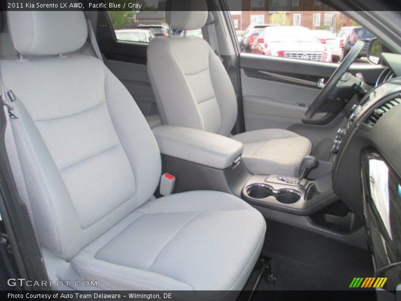 Pacific Blue / Gray 2011 Kia Sorento LX AWD