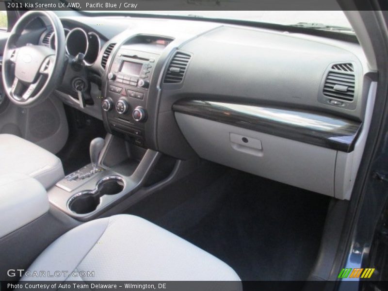 Pacific Blue / Gray 2011 Kia Sorento LX AWD