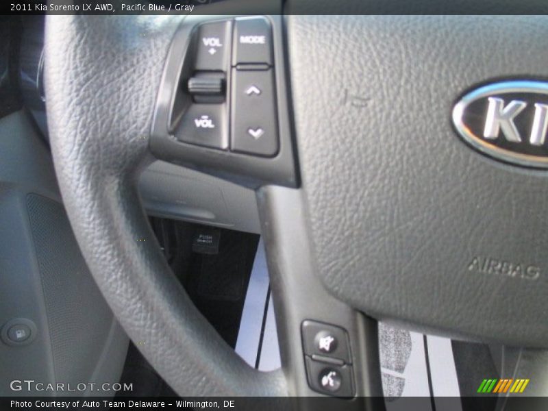 Pacific Blue / Gray 2011 Kia Sorento LX AWD