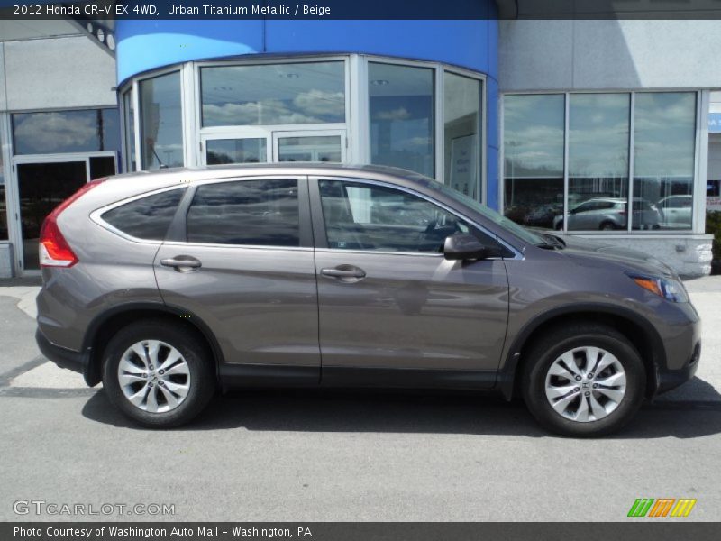 Urban Titanium Metallic / Beige 2012 Honda CR-V EX 4WD