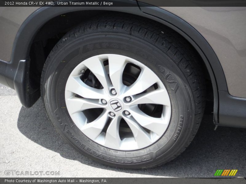 Urban Titanium Metallic / Beige 2012 Honda CR-V EX 4WD