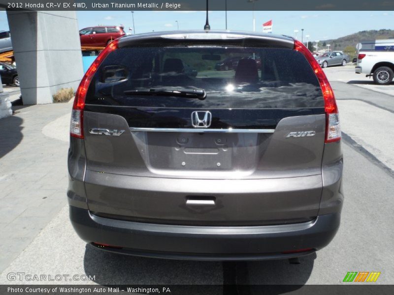 Urban Titanium Metallic / Beige 2012 Honda CR-V EX 4WD
