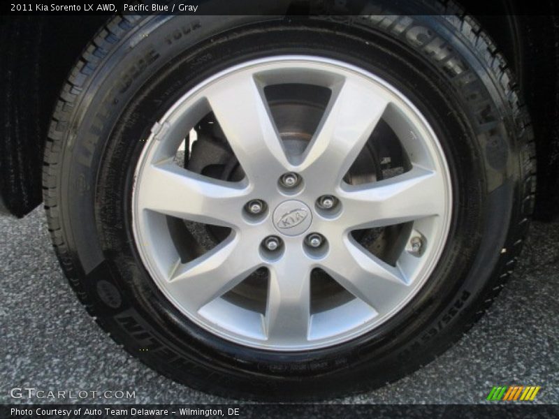 Pacific Blue / Gray 2011 Kia Sorento LX AWD