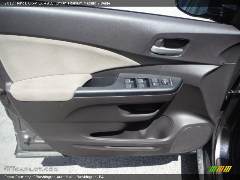 Urban Titanium Metallic / Beige 2012 Honda CR-V EX 4WD