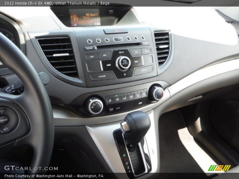 Urban Titanium Metallic / Beige 2012 Honda CR-V EX 4WD