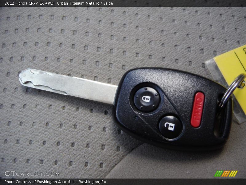 Urban Titanium Metallic / Beige 2012 Honda CR-V EX 4WD