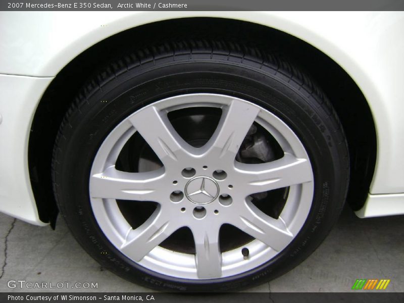 Arctic White / Cashmere 2007 Mercedes-Benz E 350 Sedan