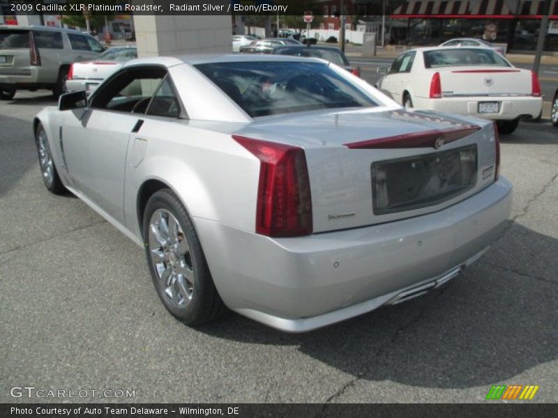 Radiant Silver / Ebony/Ebony 2009 Cadillac XLR Platinum Roadster