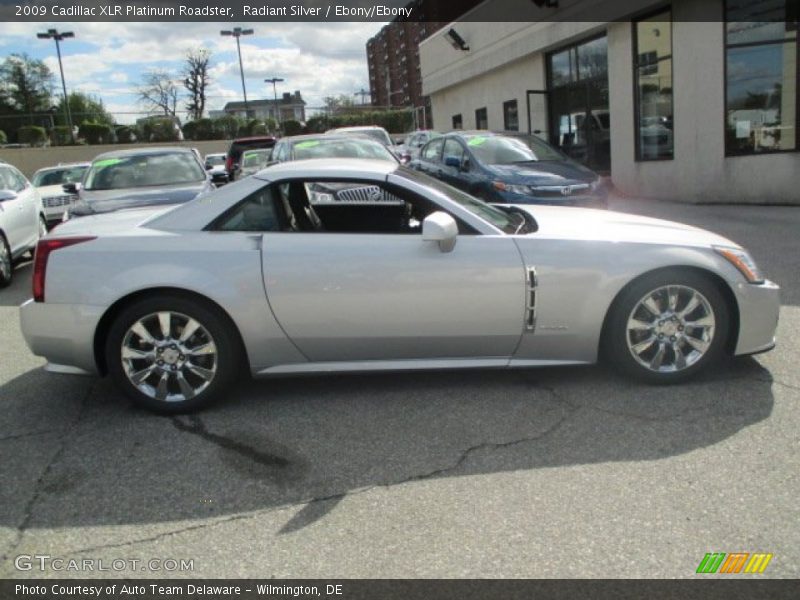 Radiant Silver / Ebony/Ebony 2009 Cadillac XLR Platinum Roadster