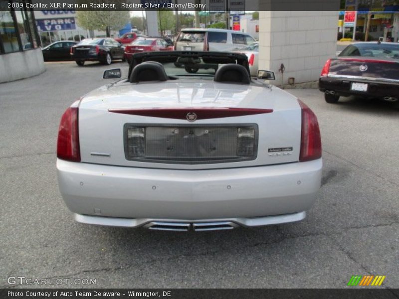 Radiant Silver / Ebony/Ebony 2009 Cadillac XLR Platinum Roadster