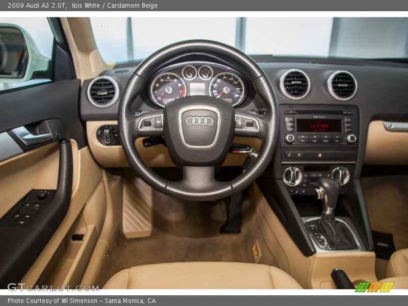 Ibis White / Cardamom Beige 2009 Audi A3 2.0T