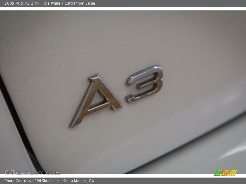 Ibis White / Cardamom Beige 2009 Audi A3 2.0T