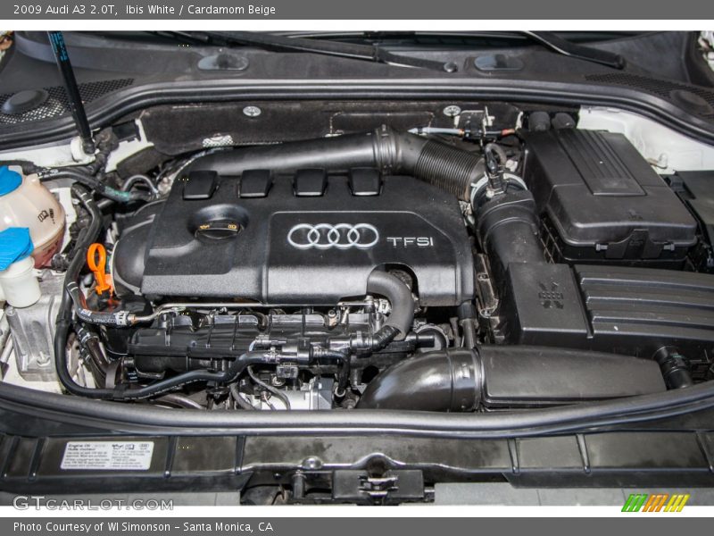 Ibis White / Cardamom Beige 2009 Audi A3 2.0T