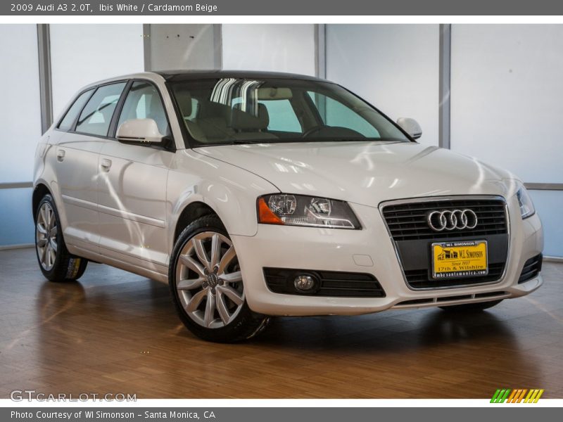 Ibis White / Cardamom Beige 2009 Audi A3 2.0T