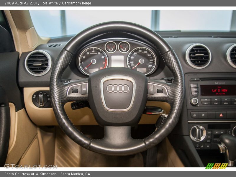 Ibis White / Cardamom Beige 2009 Audi A3 2.0T